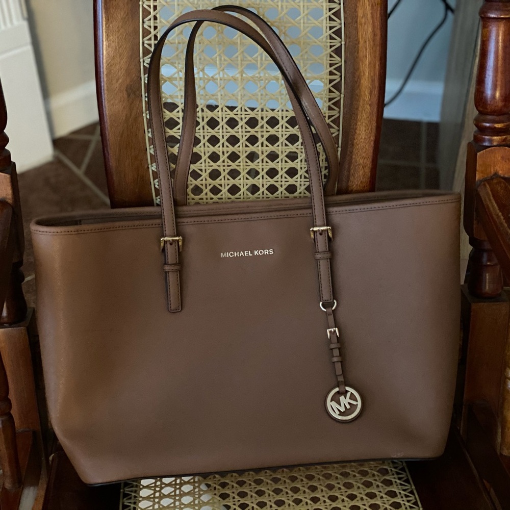 Michael Kors tote with wallet , barely used